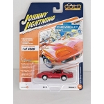 Johnny Lightning 1:64 Chevrolet Corvette 1977 red